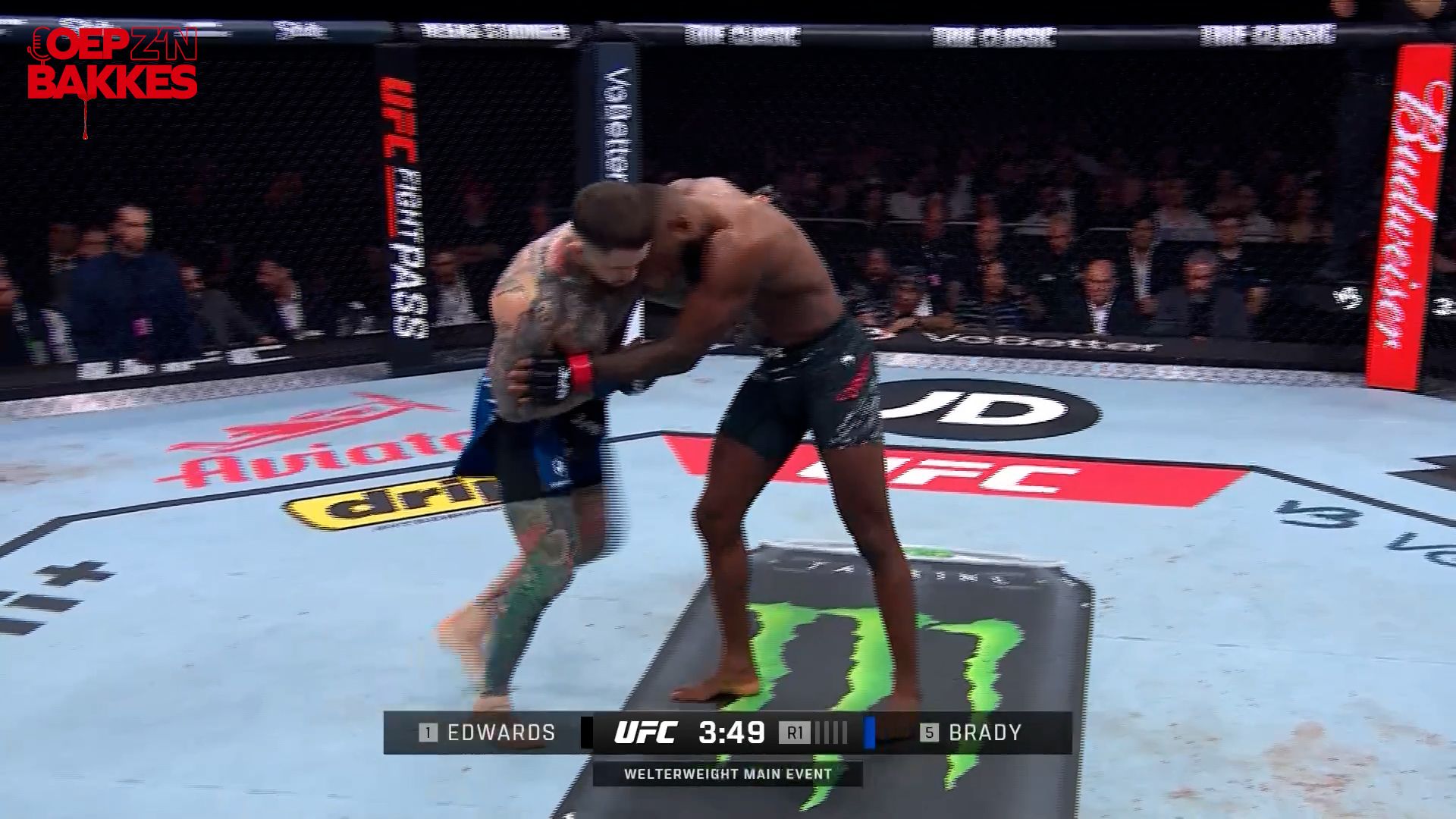 London Edwards UFC Fight Night London : Edwards vs Brady online kijken
