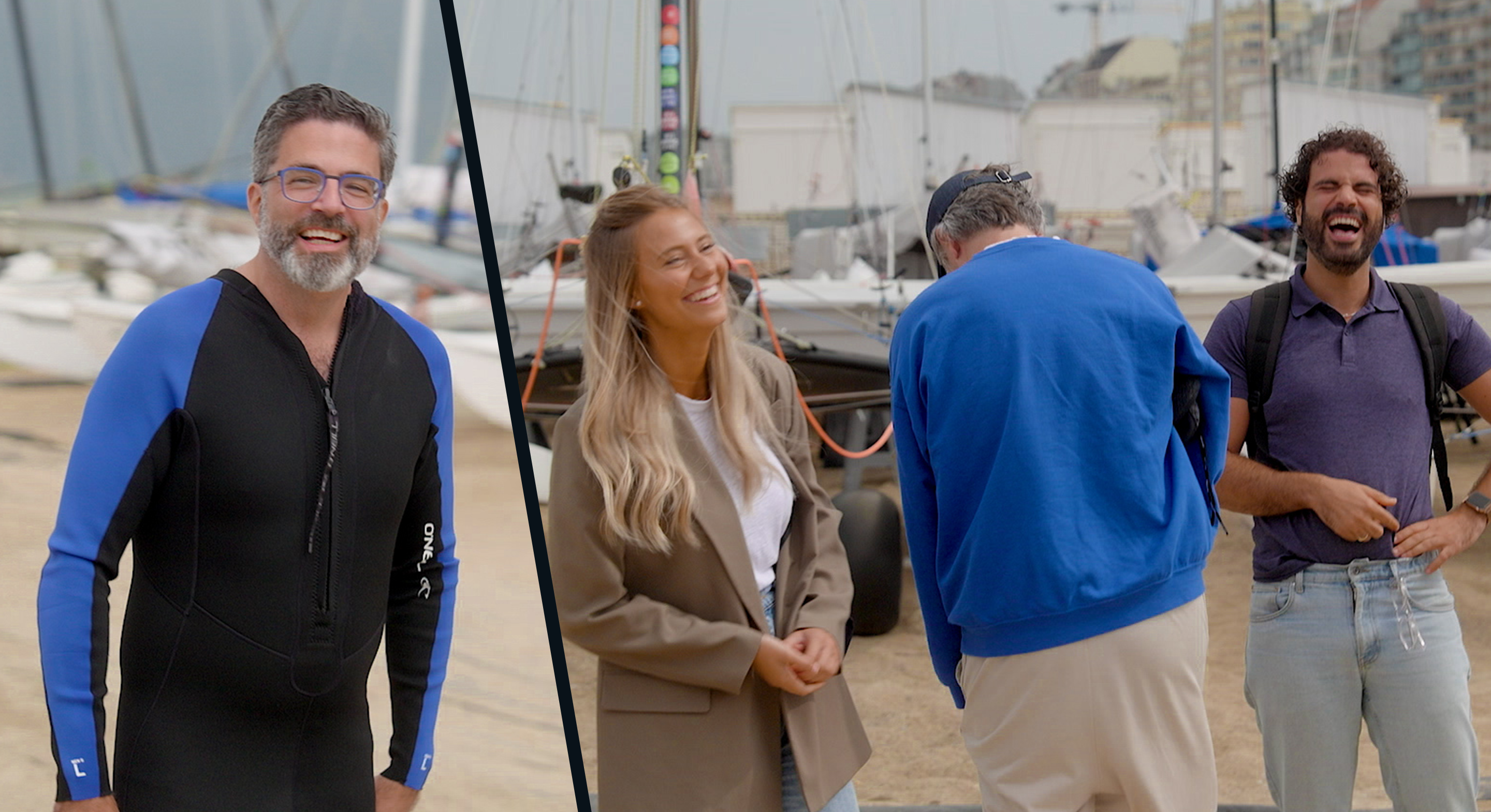 Niet op tv: Steven Van Gucht heeft moeite met zijn wetsuit: "Het is omgekeerd"