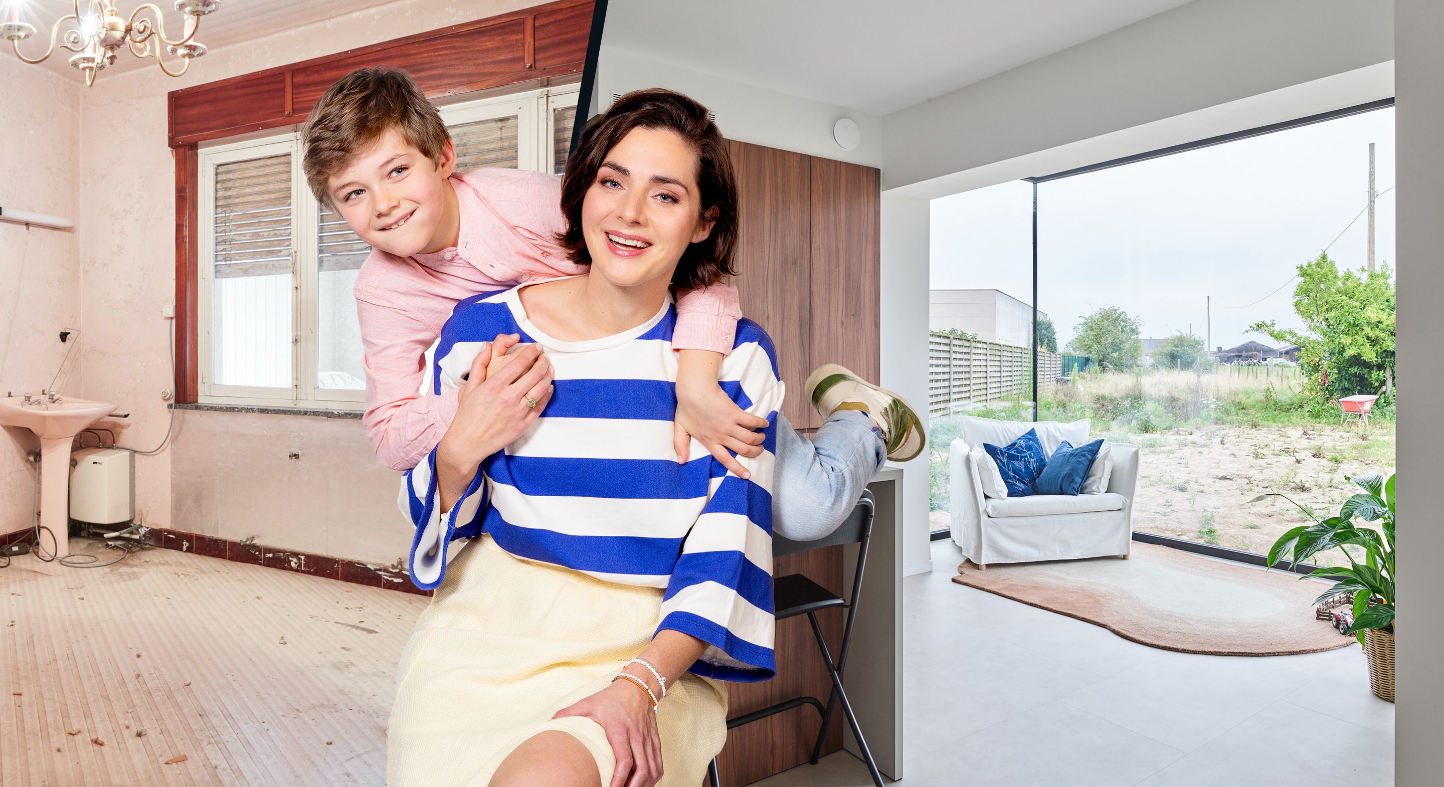 VOOR & NA: Het huis van Lore en Armand in Vleteren